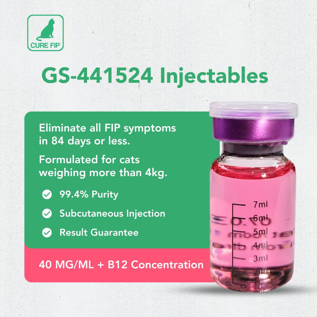 GS-441524 Injectables, 40mg/ml, with B12